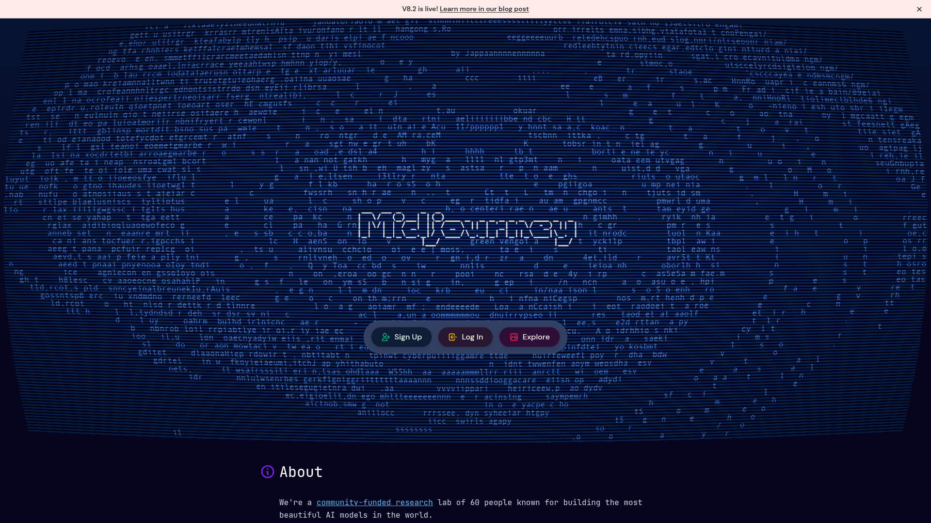 Screenshot of the Midjourney page analyzed in this UX review