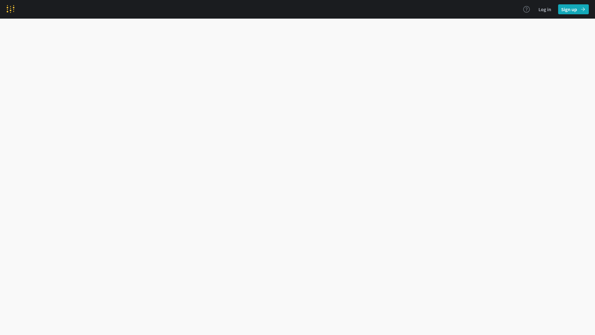 Screenshot of the Wandb page analyzed in this UX review