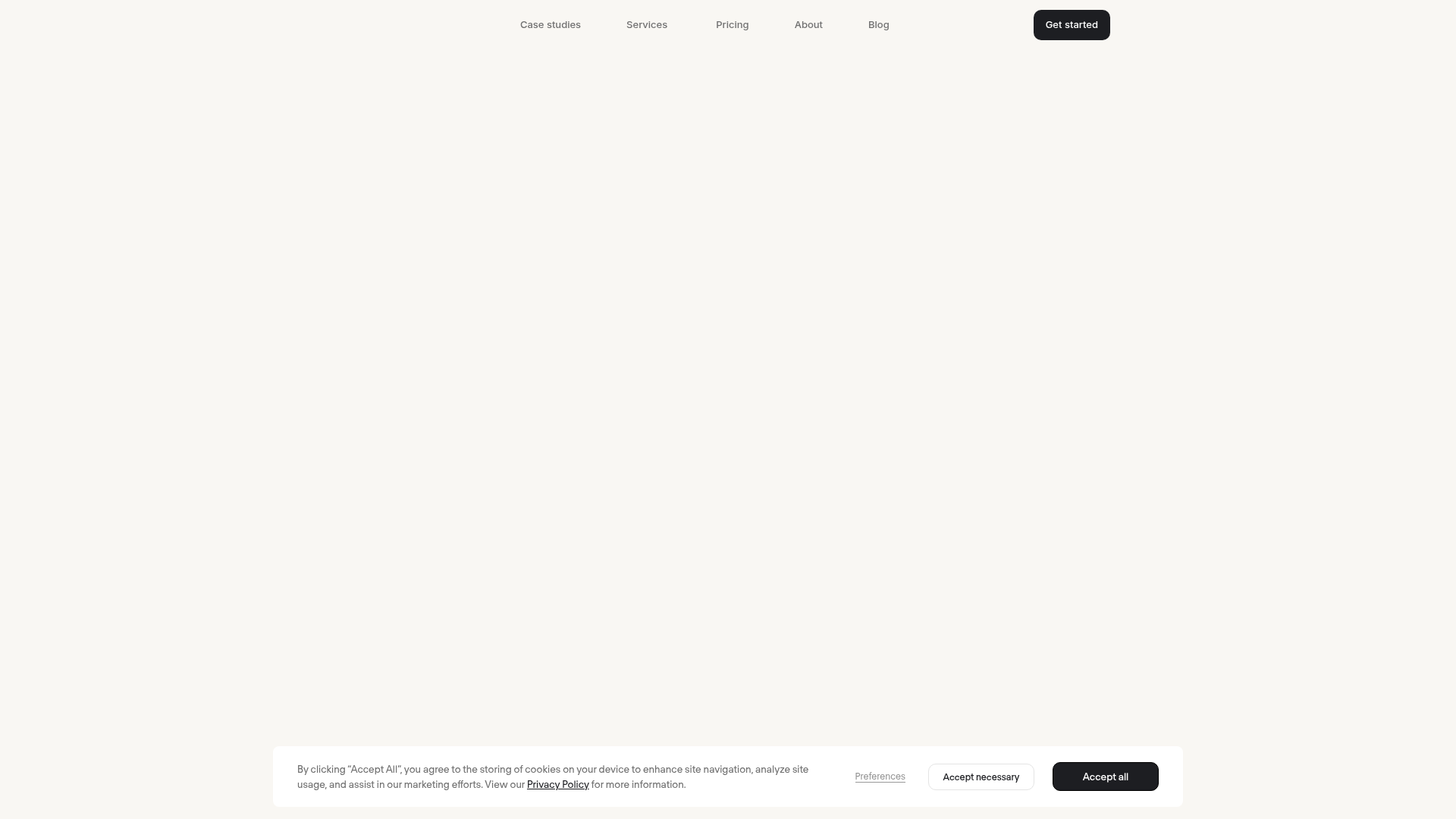 Screenshot of the Eleken page analyzed in this UX review