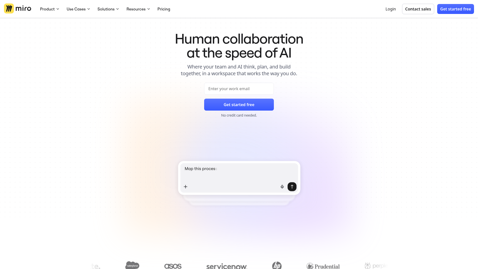Screenshot of the Miro page analyzed in this UX review